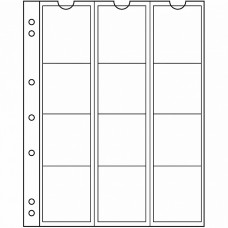 Folii NUMIS 12 monede D44 - set 5 buc