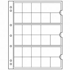 Folii NUMIS 24 monede (3 seturi Euro) - set 5 buc
