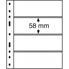 Folii OPTIMA 4C bancnote 4 buzunare - set 10 buc Folii OPTIMA 4C bancnote 4 buzunare - set 10 buc