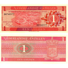 Antilele Olandeze - 1 Gulden - 1970 - UNC