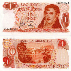 Argentina - 1 Peso - 1972 - UNC