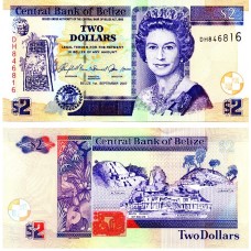Belize - 2 Dolari - 2021 - UNC