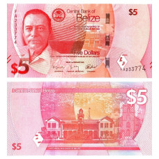 Belize - 5 Dolari - 2025 - UNC
