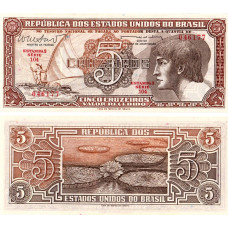 Brazilia - 5 Cruzeiro - 1961 - UNC