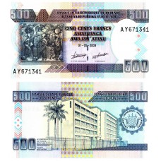 Burundi - 500 Franci - 2009 - UNC