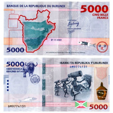 Burundi - 5.000 Franci - 2022 - UNC