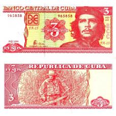 Cuba - 3 Pesos - 2005 - UNC
