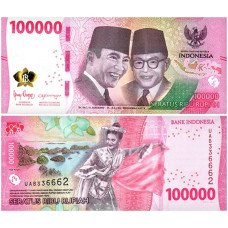 Indonezia - 100.000 Rupiah - 2022 - UNC