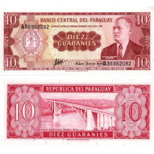 Paraguay - 10 Guarani - 1952 - UNC
