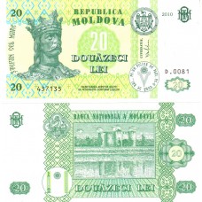 Republica Moldova - 20 Lei - 2015 - UNC