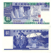 Singapore - 1 Dolar - 1987 - UNC