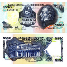 Uruguay - 50 Pesos - 1989 - UNC
