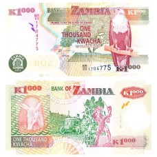 Zambia - 1.000 Kwacha - 2011 - UNC