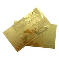 Zona Euro - 100 Euro - suvenir auriu v1
