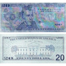 SUA - 20 Dolari - suvenir argintiu