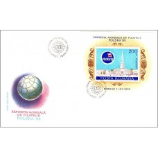 fdc1313 - Expozitia Mondiala de Filatelie Polska 93