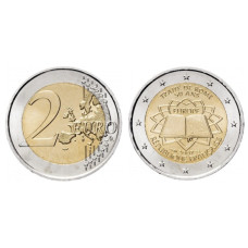 Franta 2007 - 2 Euro comemorativa - 50 de ani Tratatul de la Roma - Cal 1