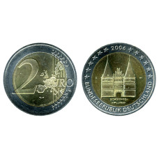 Germania 2006 - 2 Euro comemorativa - Landul Schleswig-Holstein - Cal 1