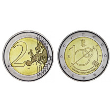 Italia 2023 - 2 Euro comemorativa - Centenarul Aviatiei militare - Cal 1