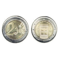 Spania 2020 - 2 Euro comemorativa - UNESCO - Arhitectura Mujedar din Aragon - Cal 1