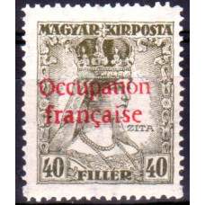 Ocupatii 1919 (Arad) Carol si Zita - 40 Filler - valoare