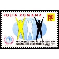755 - Anul international de lupta impotriva rasismului si discriminarii - serie 755 - Anul international de lupta impotriva rasismului si discriminarii - serie