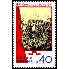 757 - Centenarul Comunei din Paris - serie 757 - Centenarul Comunei din Paris - serie