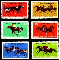 841 - Centenarul curselor de cai din Romania - serie