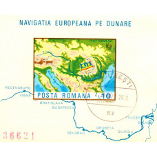 950 - Navigatia europeana pe Dunare - colita ns