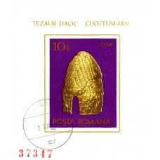 966 - Arheologie Daco-Romana (Moldova) - colita ns