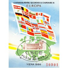 1168 - Conferinta pentru Securitate si Cooperare in Europa - Viena 86 - colita n