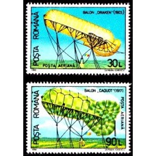 1308 - Aerostate folosite in Romania - serie