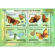 1591 - Fluturi endemici din Romania - bloc