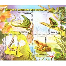 1618 - Reptile si amfibieni din Romania - bloc