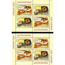 1683c - EUROPA - Gastronomie - blocuri