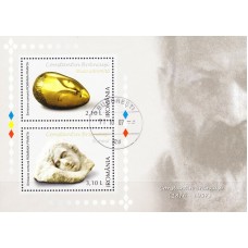 1739b - Emisiune comuna Romania-Franta Constantin Brancusi - bloc s