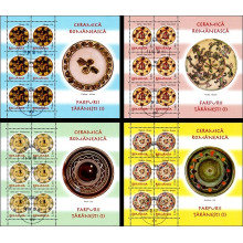 1759a - Ceramica romaneasca - Farfurii taranesti - blocuri s