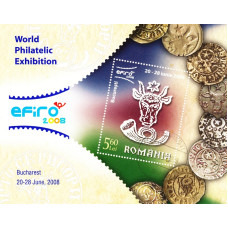 1778 - Expozita Filatelica Mondiala EFIRO 2008 (II) - colita s