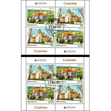2142e - Europa CEPT - Castele - blocuri s