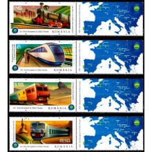 2338b1 - Anul european al cailor ferate - serie v 2338b1 - Anul european al cailor ferate - serie v