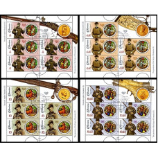 2351a - Pasiunile Regilor Romaniei - II - blocuri s