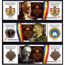 2410c - Centenarul Constitutiei Romaniei Intregite - serie vs