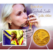 2540a - Sportivi de aur - Gabriela Szabo - colita s