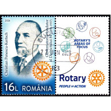 2557c - Rotary Romania, 90 de ani - serie vs