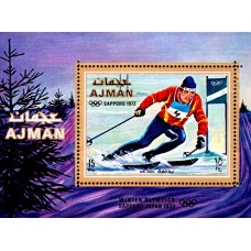 Ajman 1972 - Jocurile Olimpice de iarna Sapporo 72 - colita