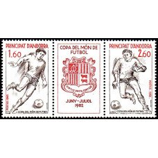 Andorra 1982 - Cupa mondiala de fotbal Spania 82 - serie vt Andorra 1982 - Cupa mondiala de fotbal Spania 82 - serie vt