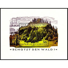 Austria 1985 - Protectia padurilor - colita
