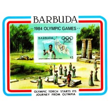 Barbuda 1984 - Istoria Jocurilor Olimpice - colita n