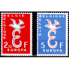 Belgia 1958 - Europa CEPT - serie