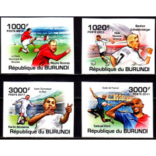 Burundi 2011 - Jucatori de fotbal - serie n